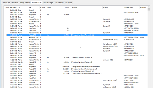 rekall and the windows pfn database 1