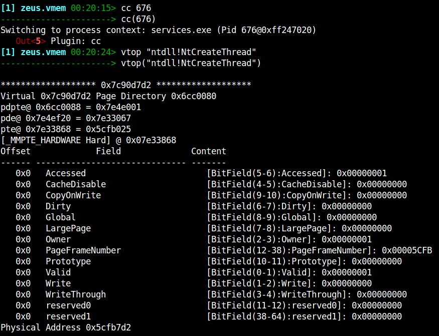 rekall and the windows pfn database 15