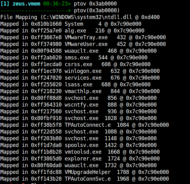 rekall and the windows pfn database 19